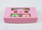 Factory Cheap Custom Transparent Window Printed Logo Size Food Grade Doughnut Wholesale Disposable Bakery Delivery Packing Macaron Paper Cake Cardboard Box