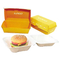 Wholesale Customized Food Grade Disposable Takeaway Fast Food Meal Lunch Printing Size Logo Kraft White Card Paper Packaging Burger Box