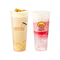 Factory Wholesale Eco-Friendly Disposable Custom Juice Cup Plastic Storage Packaging Bubble Milk Tea Juice Disposable Clear Plastic Cold Drink Cup with Lid