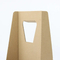 Foldable Kraft Paperboard Take-out Cup Holder with Handle 2 Cup 4 Cup