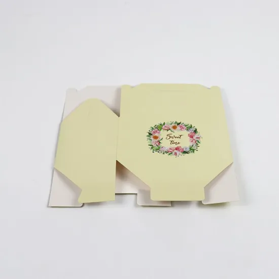 Customized Cheese Cake Paperboard Recyclable Packaging Box Paper Packaging Boxes for Macarondessert Cake Packaging Box