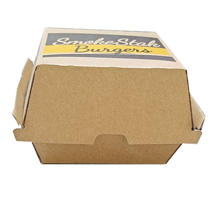 Factory Wholesale Biodegradable Food Grade Disposable Takeaway Lunch Fries Hamburger Box Packaging Custom Print Packing Personalized Corrugated Burger Box