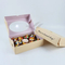Factory Direct Sale Cheap Personalized Luxury Transparent Window Custom Printing Food Grade Disposable Packaging Macaron Cake Doughnut Sweet Cardboard Box