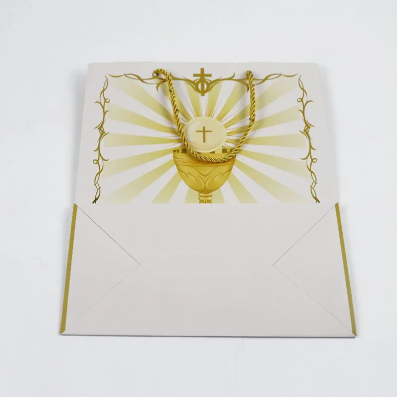 Factory Wholesale Custom Print Luxury Personalized Degradable Recyclable Shopping Gift Food Electronic Product Packaging Kraft Cardboard Paper Bag with Hand