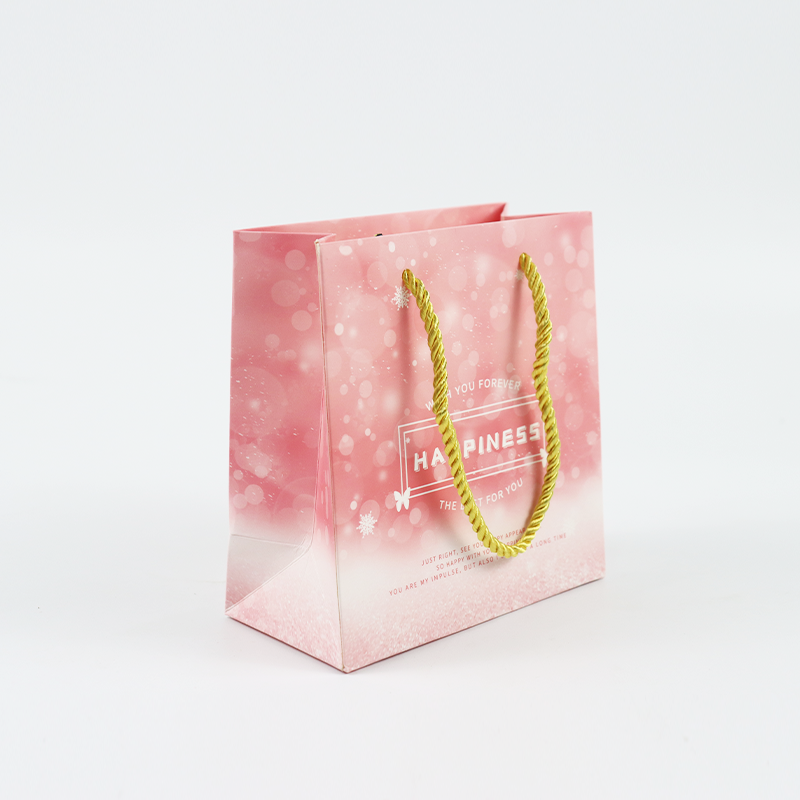 Factory Cheap Customized Printing Logo Luxury Personalized Degradable Shopping Gift Food Cosmetic Jewelry Packaging Kraft Cardboard Paper Bag with Handle
