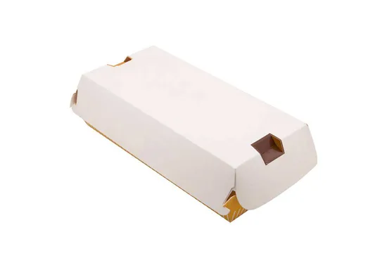Wholesale Disposable Takeaway Food Containers Customized Printing Disposable Hot Dog Box Paper Box