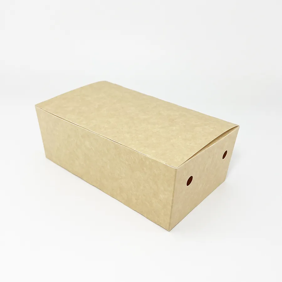 Custom Size Chicken Nugget Chips Box Disposable Fast Food Packaging Cardboard Container