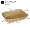 Customized Food Grade Paper Packaging Food Tray Box French Fried Chicken Box