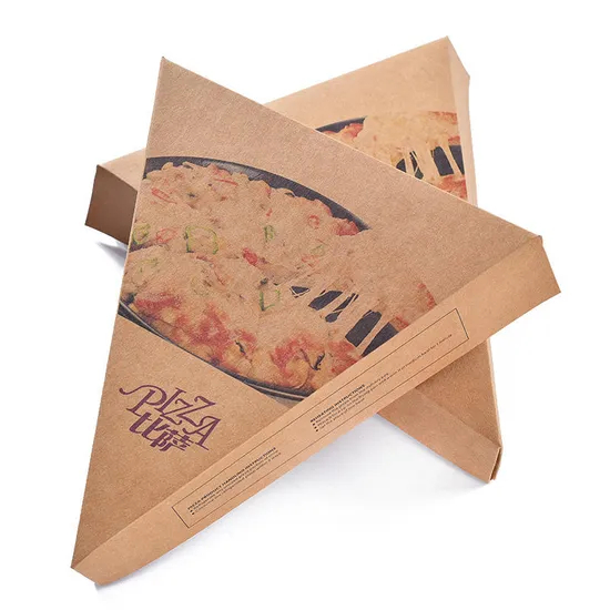Custom Cheap Pizza Boxes Kraft Paper Pizza Packaging Box Pizza Slice Box Delivery Box