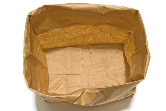 Custom Greaseproof Paper White Brown Kraft Food Packaging Bag for Packing Bread Burger Vegetable