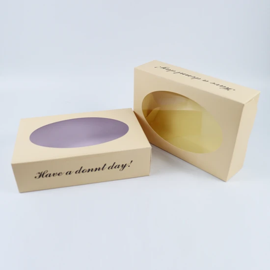 OEM Delivery Donut Food Chocolate Corrugated Paper Cookies Box Packaging Customized Mailer Boxes with Custom Logo