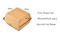 Wholesale Biodegradable Paper Box for Burger Clamshell Burger Box Disposable Custom Kraft Boxes for Burger