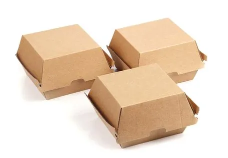 Anti-Squeeze Oil-Proof Customized Hot Dog Hamburger Burger Box for Convenience Stores