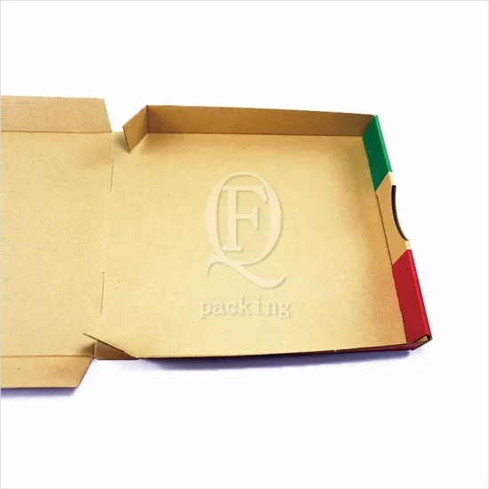 Oil-Proof Coating Compact Structure Customized Paper Cardboard Box for Late Night Takeaway
