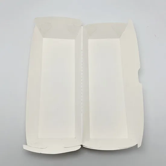 Custom Biodegradable Factory Hot Selling Hot Dog Box Food Carton Folded Hot Dog Burger Packing Box