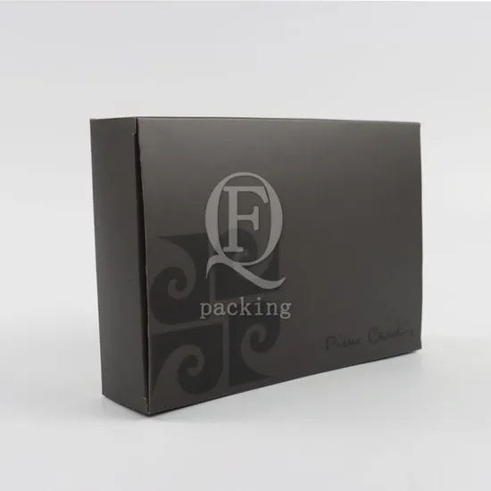 Solid Texture Foldable Customized Paper Gift Packaging Box for Clothing Packaging