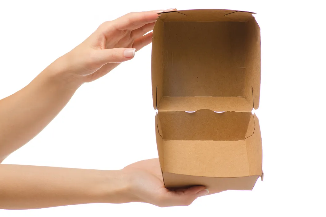 Customized Disposable Food Packaging Hamburger Box Cheap Burger Box Corrugated Burger Box