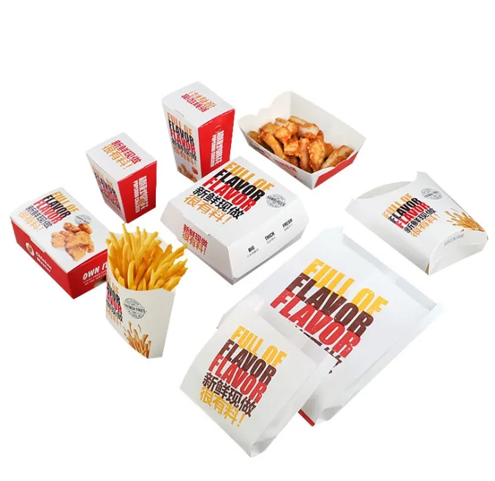 Hot Sale Waterproof and Oilproof Fried Chicken Box Custom Fried Chicken Take out Box