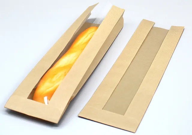 Custom Logo Eco-Friendly Kraft Food Paper Bag Coffee Takeaway Packaging Brown Kraft Paper Bags