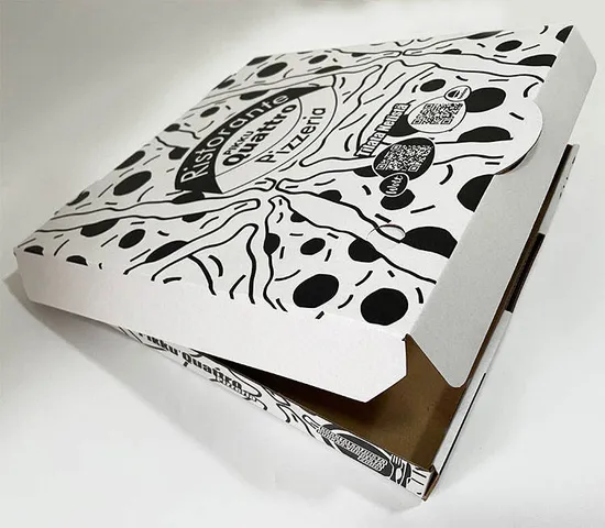 High Quality 2023 Latest Design Paper Pizza Box Wholesale Customized Size and Style Pizza Box