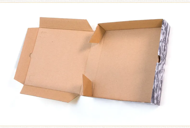 Wholesale Custom 10/12/14/16 Inch Plain Pizza Box Corrugated Carton Takeaway Cardboard Pizza Food Packaging Box with Logo