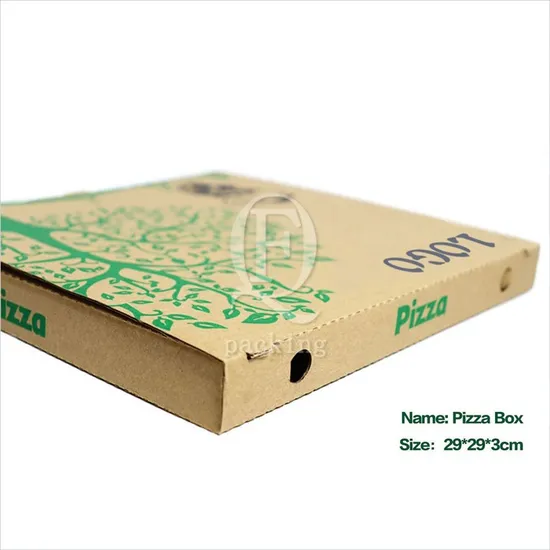 Sturdy Structure Smooth Inner Wall Customized Pizza Packing Box for Pizza Restaurant