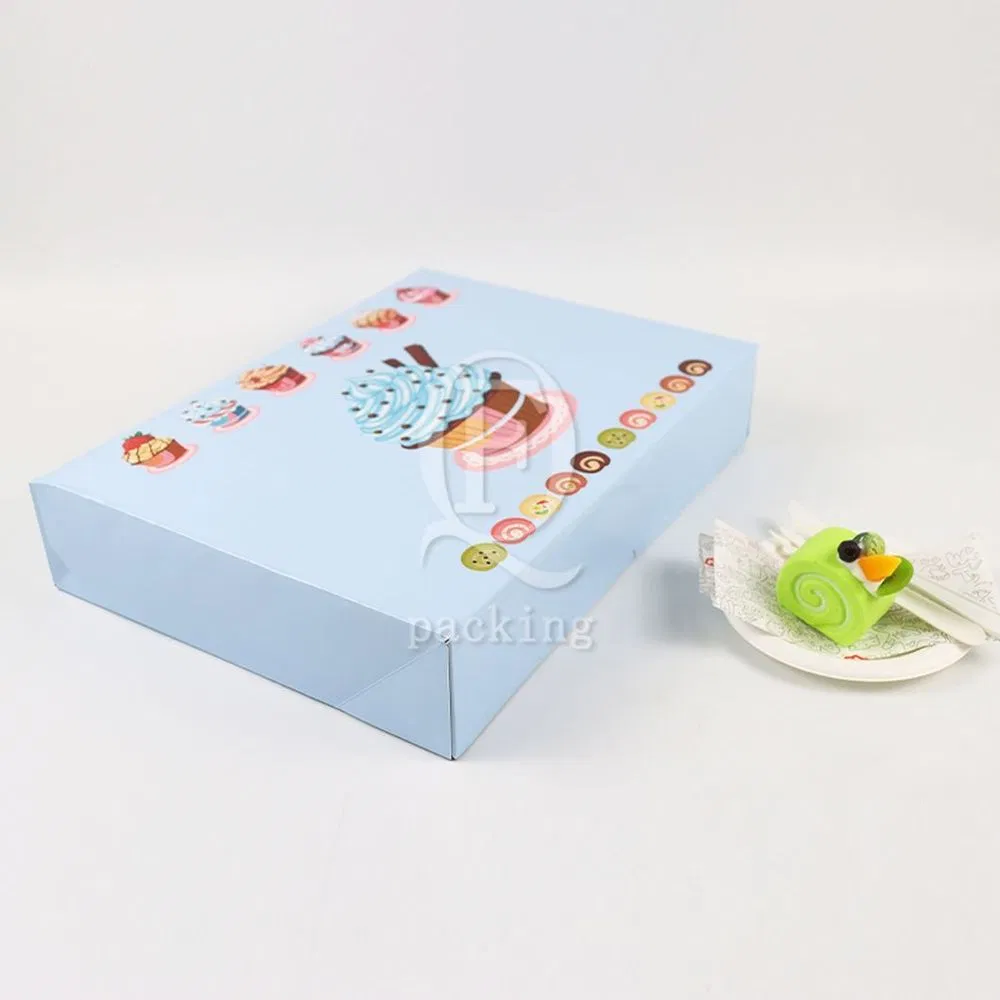 Multiple Sizes Reusable Customized Cardboard Sheet Cake Boxes for Birthday Party