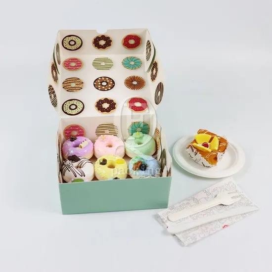 Creative Design Various Sizes Customized Foldable Paper Cake Box for Social Dance