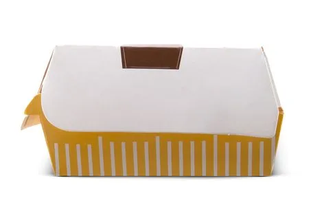 Anti-Deformation UV-Proof Customized Hamburger Gift Box for Fast Food Restaurants