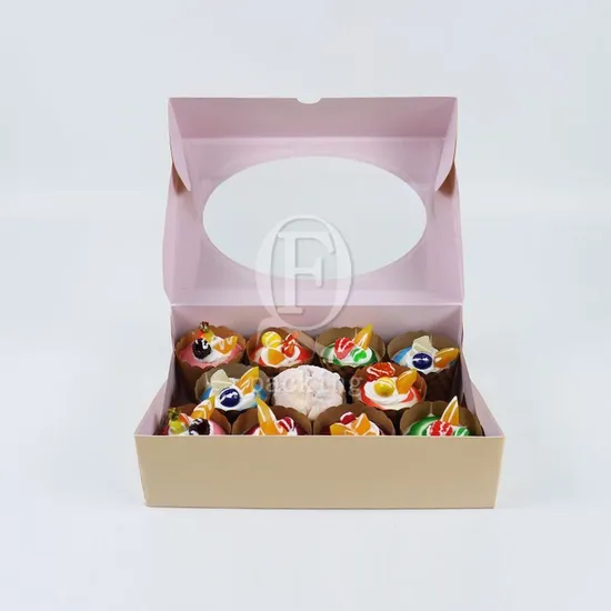 Not Easy to Deform Cake Color Box for Packaging for Park Picnic