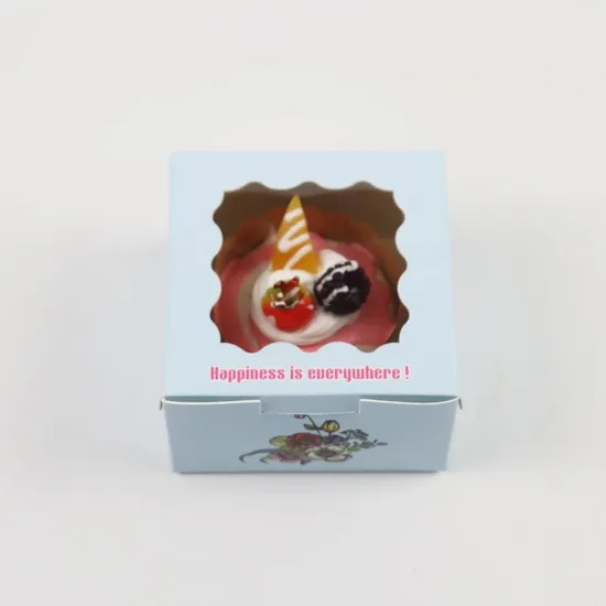 Custom Eco Friendly Cake Box Cake Packaging Box in White Cardboard for Holiday Gifts, Cakes, Pastry, etc.