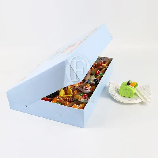 Easy to Stack High-Quality Printing Customized Cake Packaging Box for Photography Exhibition