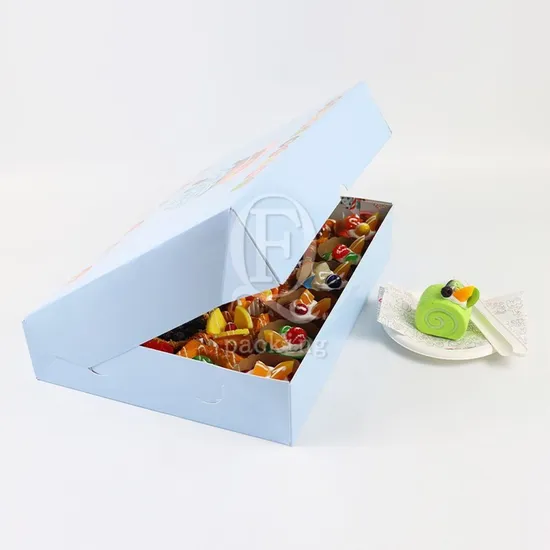 Easy to Stack High-Quality Printing Customized Cake Packaging Box for Photography Exhibition