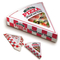 Factory Cheap Wholesale Custom Printing Color Portable Degradable Recyclable Packaging Food Grade Rectangle Triangle Hexagon Corrugated Paper Pizza Box