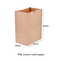 Wholesale Custom Print Transparent Window Square Low Bag Luxury Degradable Packaging Shopping Gift Food Kraft Cardboard Paper Bag with Handle