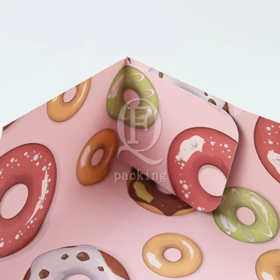 Environmentally Friendly Materials Printable Patterns Customized Kraft Paper Cake Box for Proposal
