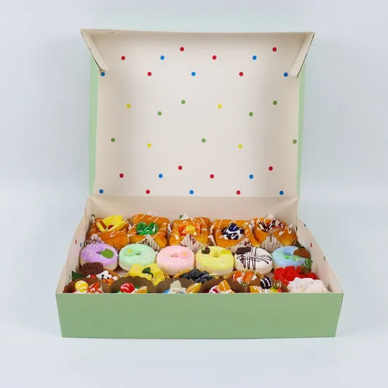 6inch Custom Eco Friendly Cake Box Packaging Folding Food Paper Box