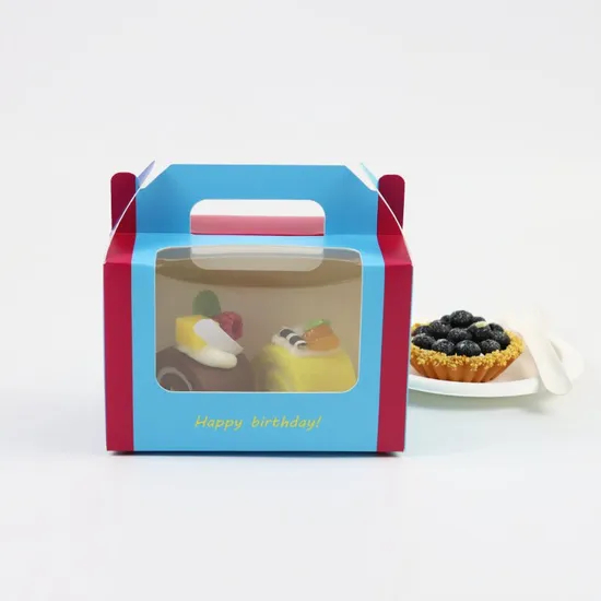 Custom Disposable Food Cake Packaging Paper Box