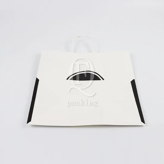 Wholesale Custom Printing Luxury Personalized Multi-Color Degradable Eco-Friendly Recyclable Shopping Gift Fruit Food Packaging Kraft White Card Paper Bag
