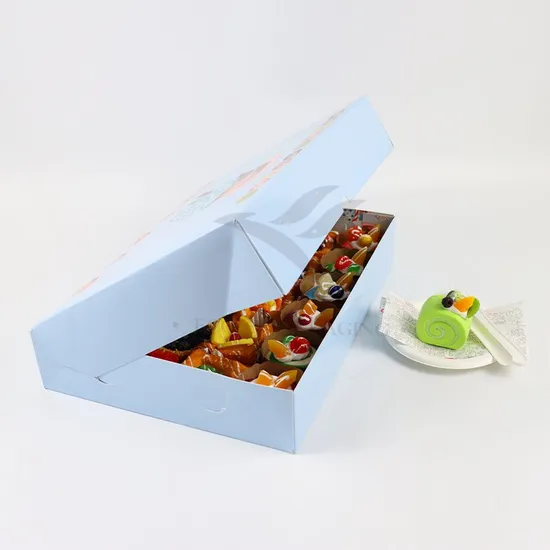 Packaging Ball Food Doughnut Paper Cake Eco Friendly Cooky Cardboard Donut Box Window