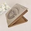 Factory Cheap Wholesale Food Grade Customized All Size Printing Degradable Corrugated Cardboard Packing Pizza Box 