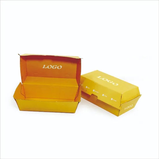 Factory Customized Stock Wholesale Hamburger Box