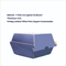 Custom Fast Food Branded Packaging Printing Logo Sandwich Popcorn Paper Fried Chickenhamburger Burger Box