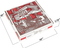 High Quality Kraft Paper Pizza Boxes Custom Cardboard Pizza Boxes Take Away Pizza Box