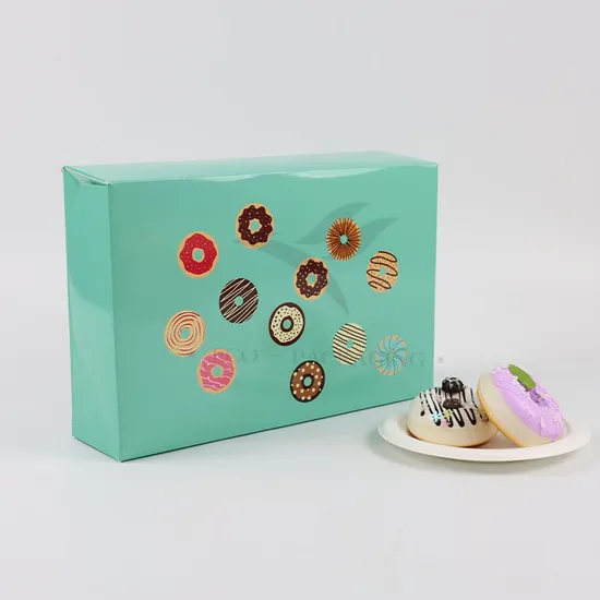 Factory Cheap Wholesale Custom Printed Logo Size Food Grade Luxury Disposable Bakery Packaging Macaron Cake Doughnut Kraft Cardboard Box