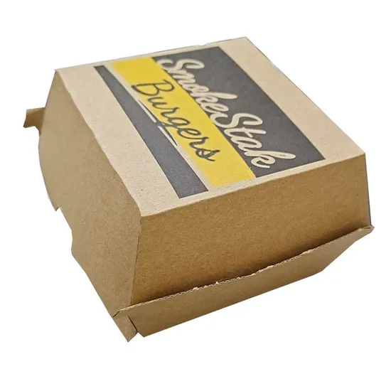 Factory Price Custom Kraft Paper Burger Box for Burger Burger Packaging Box