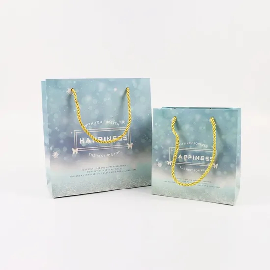 Wholesale Custom Print Luxury Personalized Degradable Recyclable Shopping Gift Fruit Food Electronic Product Packaging Kraft Cardboard Paper Bag with Handle