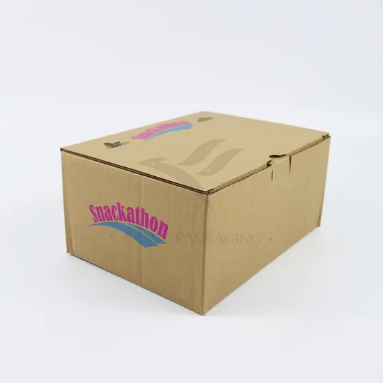 Factory Wholesale Customized Size Printing Logo Eco-Friendly Recyclable Shoe Gift Fruit Vegetable Packaging Delivery Shipping Corrugated Kraft Paper Box