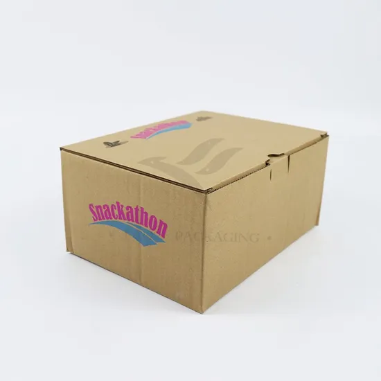 Factory Wholesale Customized Size Printing Logo Eco-Friendly Recyclable Shoe Gift Fruit Vegetable Packaging Delivery Shipping Corrugated Kraft Paper Box