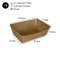 Customized Food Grade Paper Packaging Food Tray Box French Fried Chicken Box